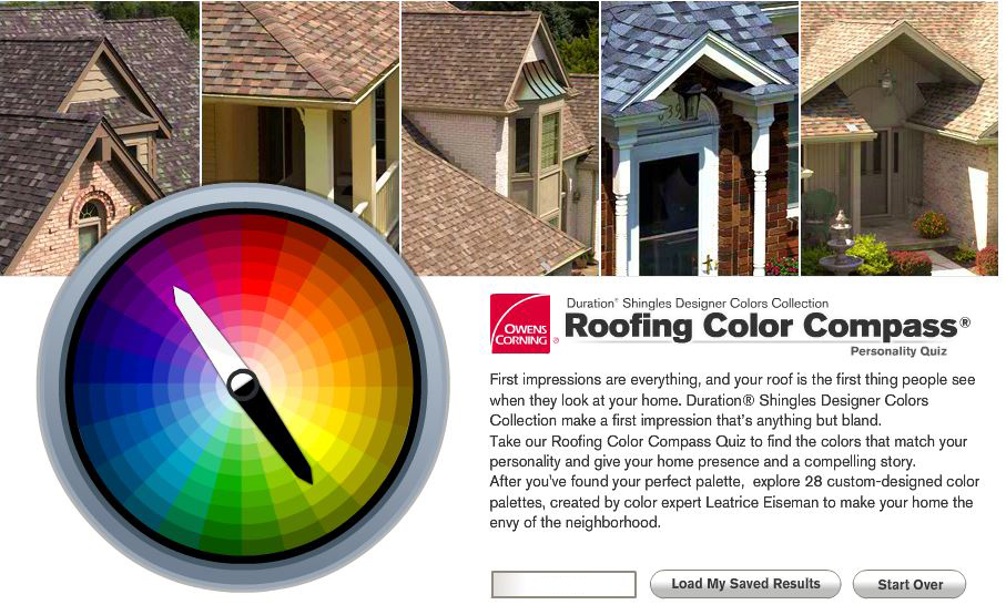 Owen Corning Roofing Color Compass