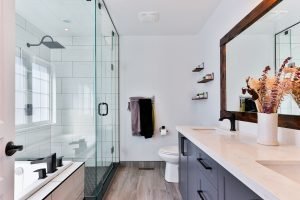 Bathroom with a beautiful interior